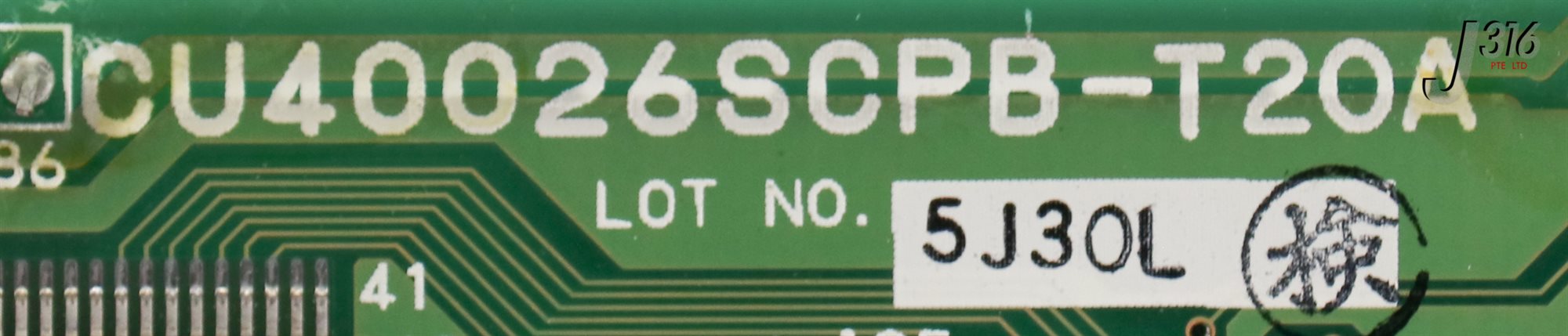 Afficheur ISE ELECTRONICS CORP CU40026SCPB-S1A D’occasion – Marque Isa – État Fonctionnel